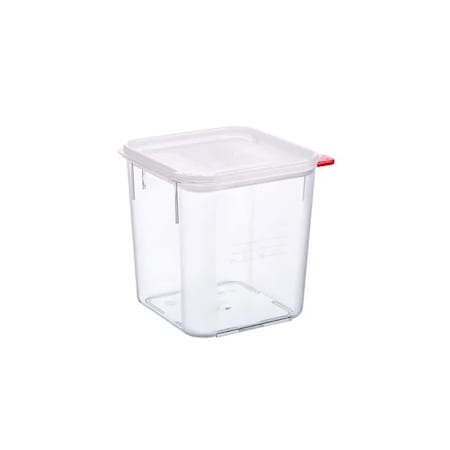 Araven Polycarbonate Airtight Square Container 4.2QT, 6PK 31852